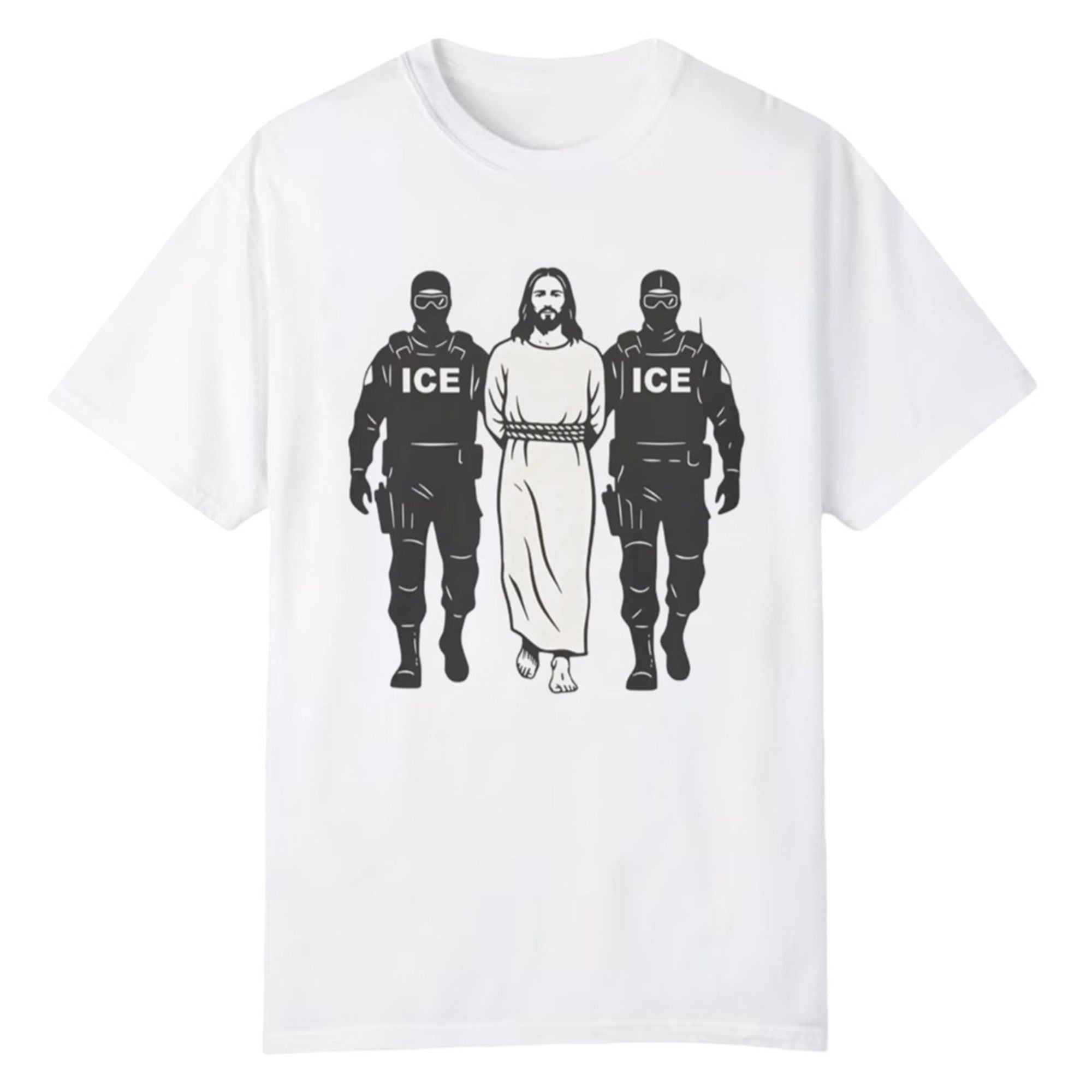 Anti ICE Jesus Arrested Shirt 1 Anti ICE Jesus Arrested Shirt 1 0