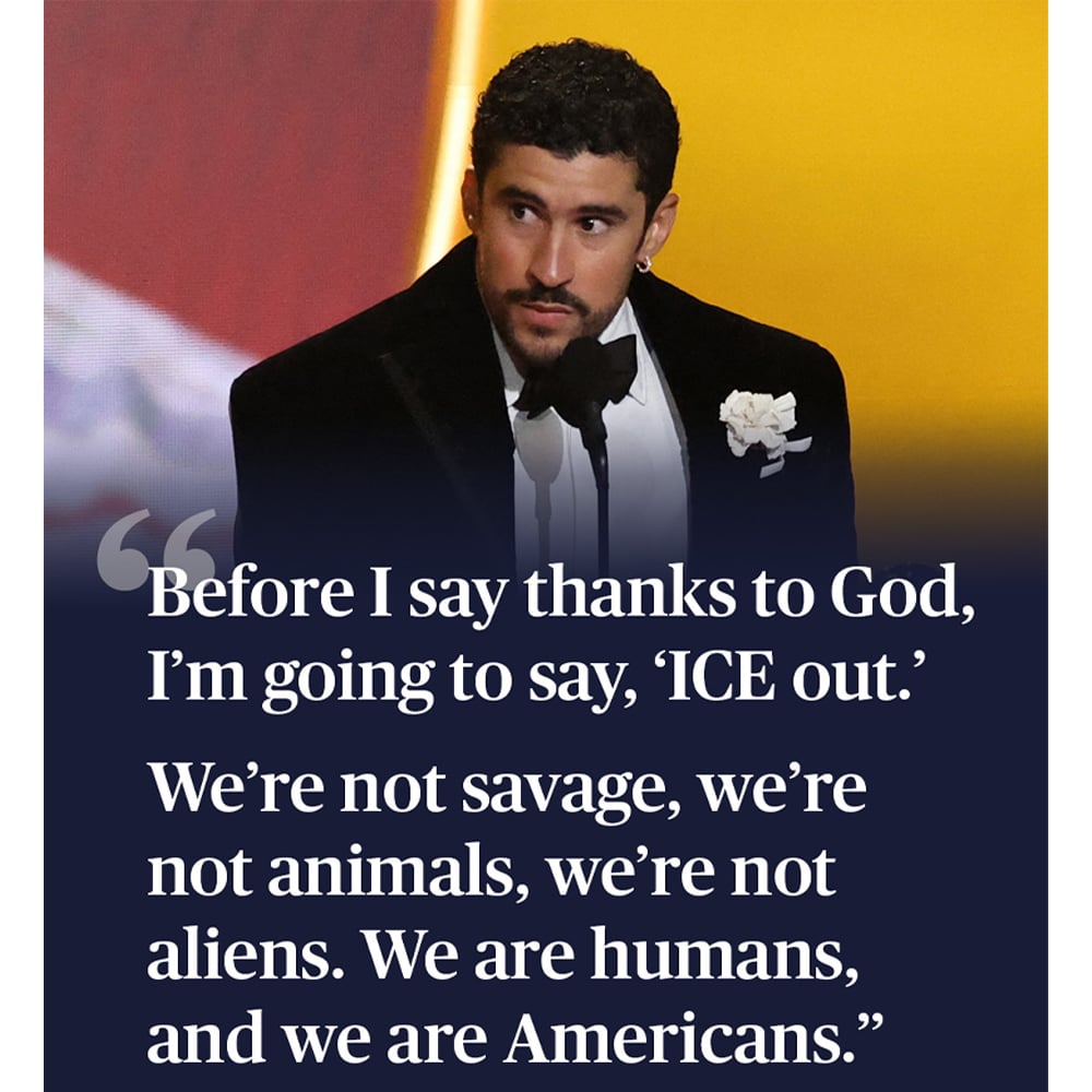 Bad Bunny ICE Out We're Not Savages We’re Not Animals We're Not Aliens We're Humans And We're Americans Shirt