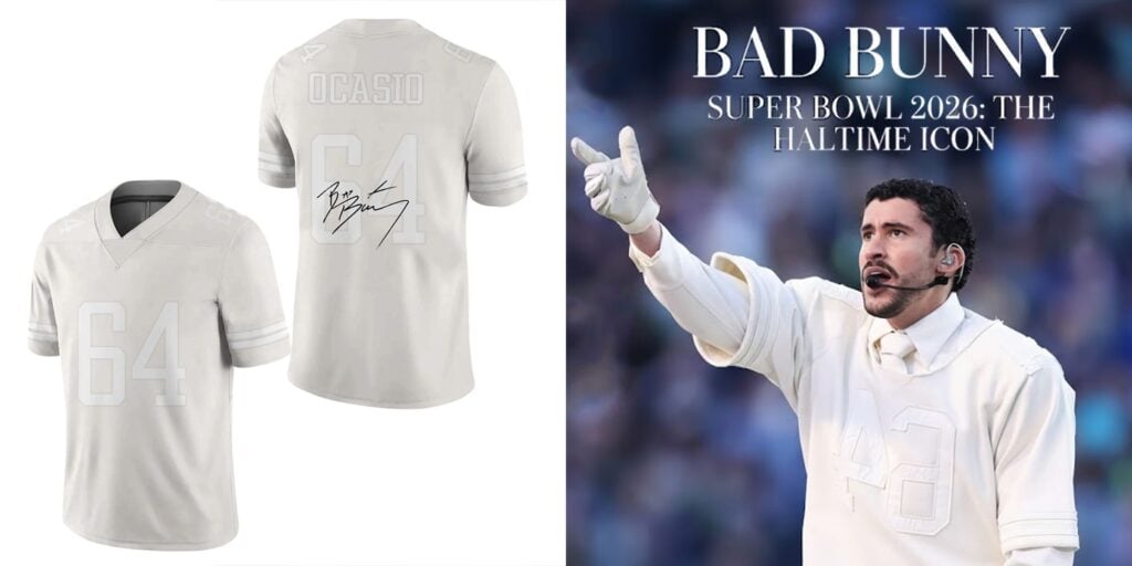 Bad Bunny's Ocasio 64 Jersey Super Bowl LX Iconic Legacy