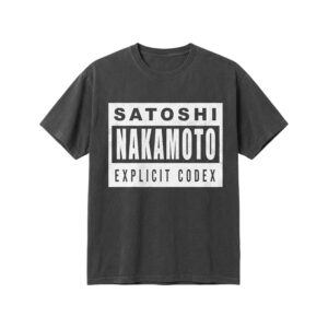 Chad Johnson Satoshi Nakamoto Explicit Codex Shirt 1