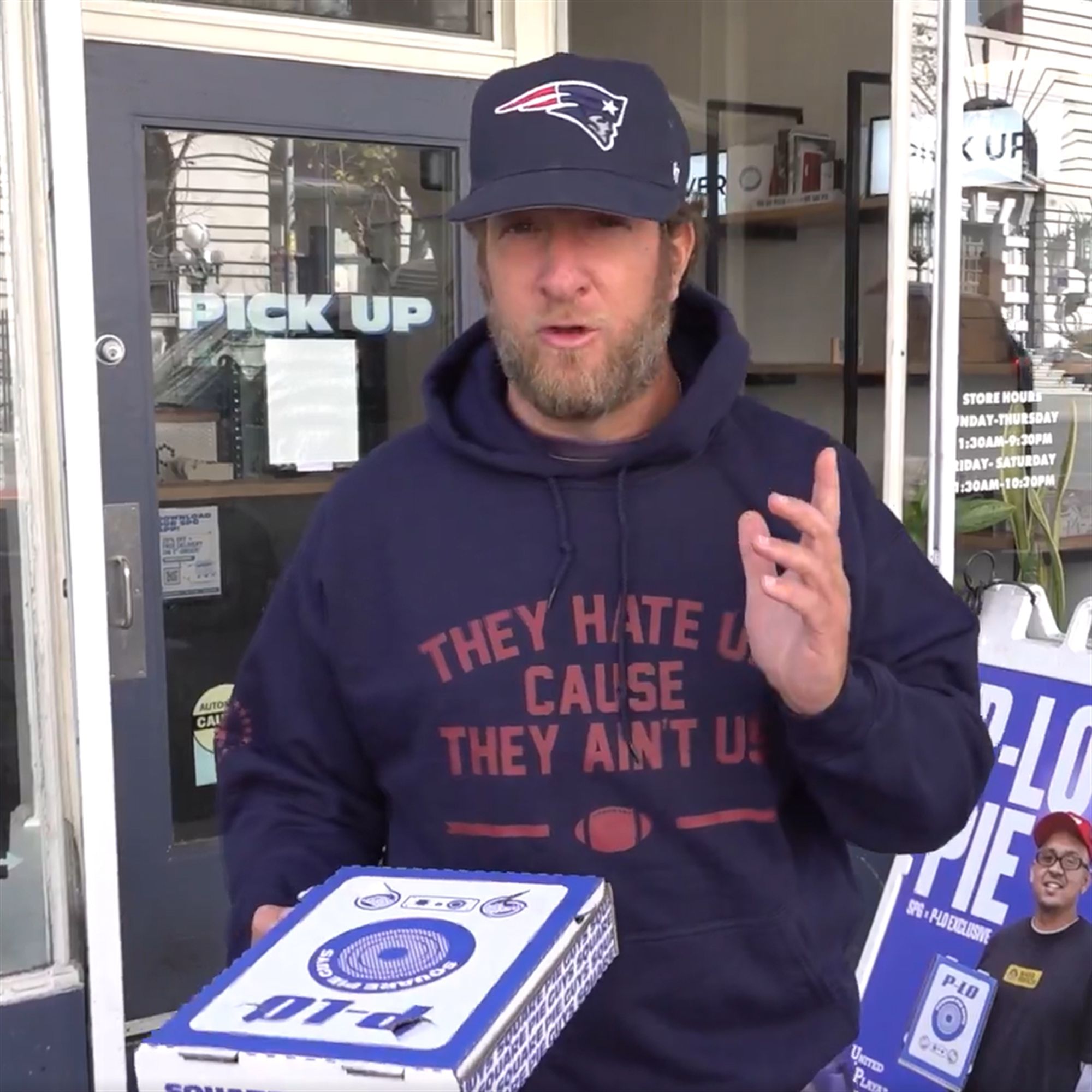 Dave Portnoy They Hate Us Cause They Ain't Us Patriots Hoodie