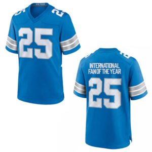 Detroit Lions International Fan of the Year 2025 Jersey 1
