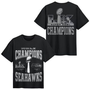 2026 Seattle Seahawks Super Bowl LX Champions Locker Room Shirt 0