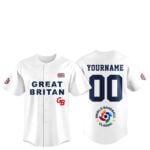 Great Britain 2026 World Baseball Classic Jersey