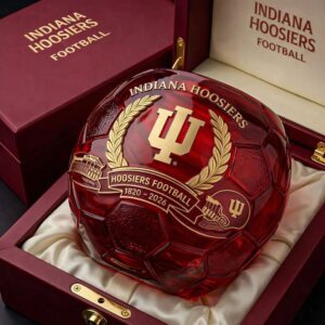 0 Hoosiers Football 1820 2026 Crystal Glass