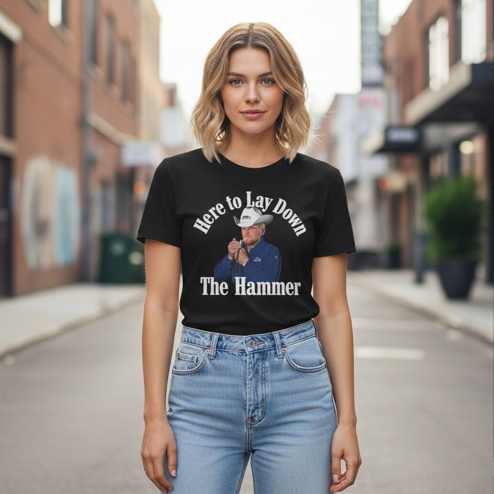 Sam Darnold Here To Lay Down The Hammer Shirt