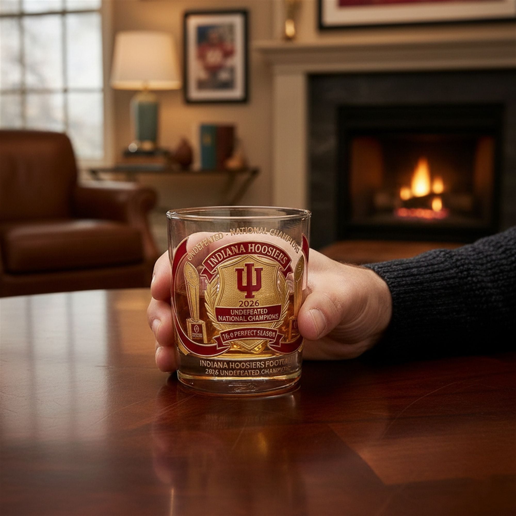 Hoosiers 2026 National Champions Whiskey Glass 2 Hoosiers 2026 National Champions Whiskey Glass 2
