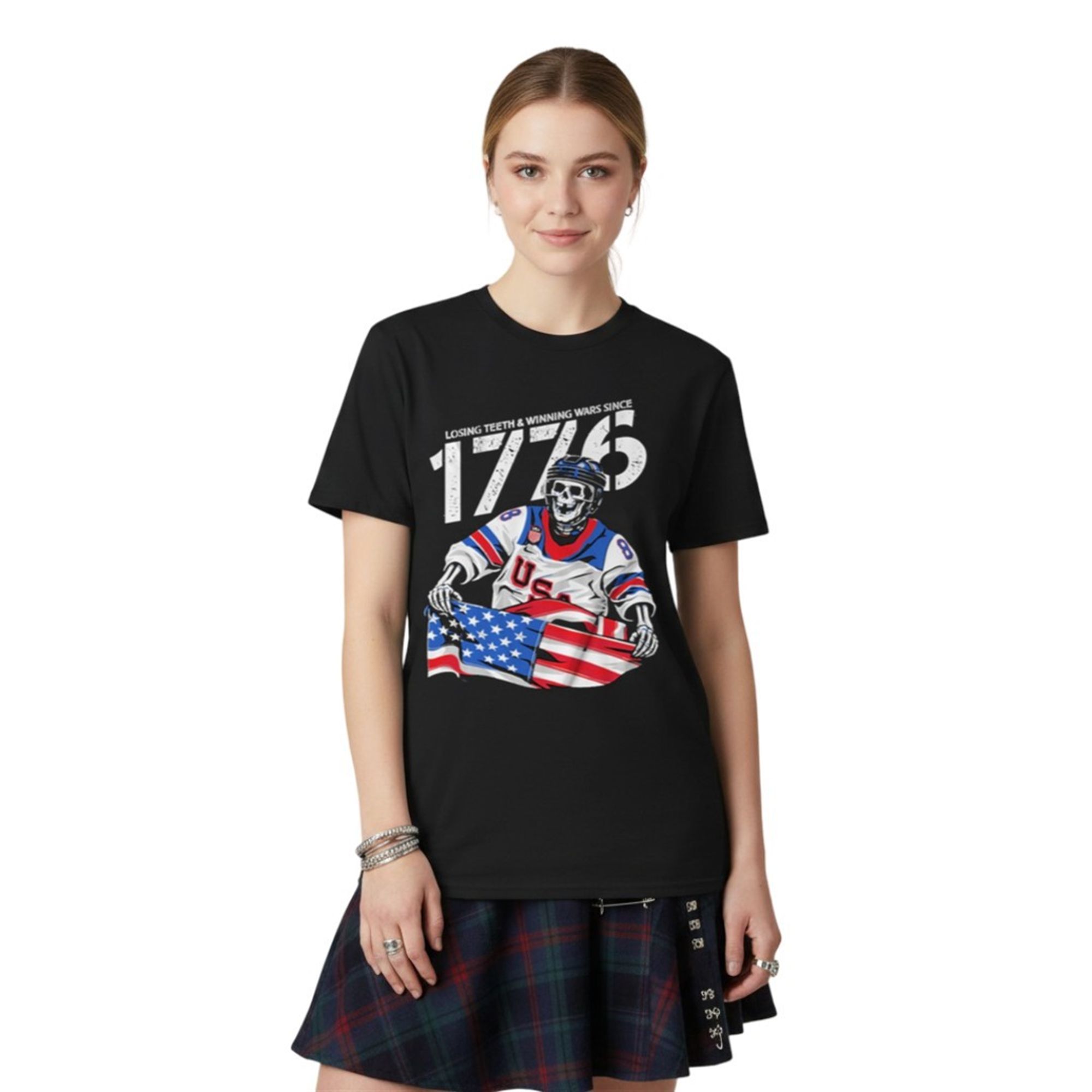 Jack Hughes Losing Teeth Winning Wars Since 1776 Shirt 3 Jack Hughes Losing Teeth Winning Wars Since 1776 Shirt 3 1