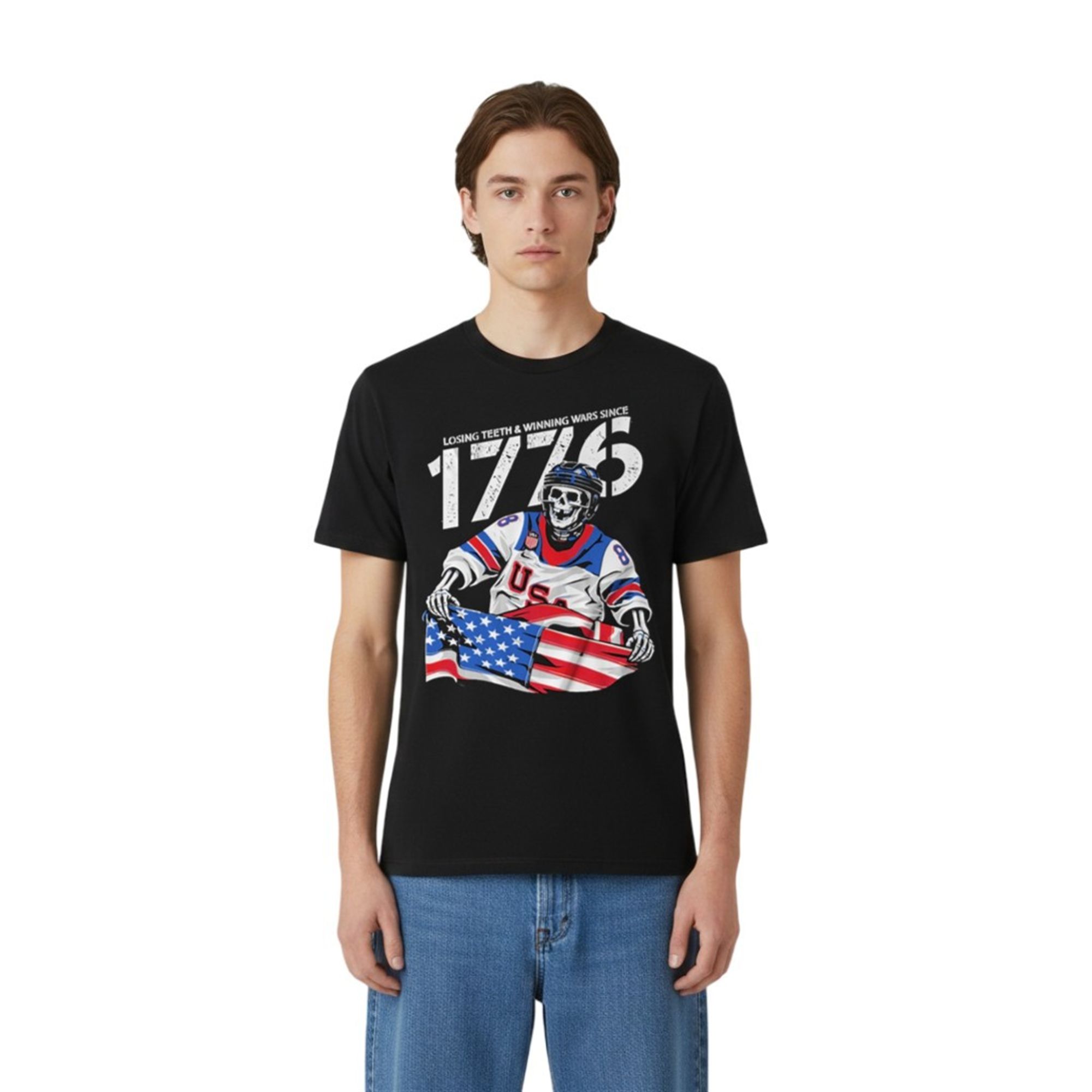 Jack Hughes Losing Teeth Winning Wars Since 1776 Shirt 4 Jack Hughes Losing Teeth Winning Wars Since 1776 Shirt 4 2