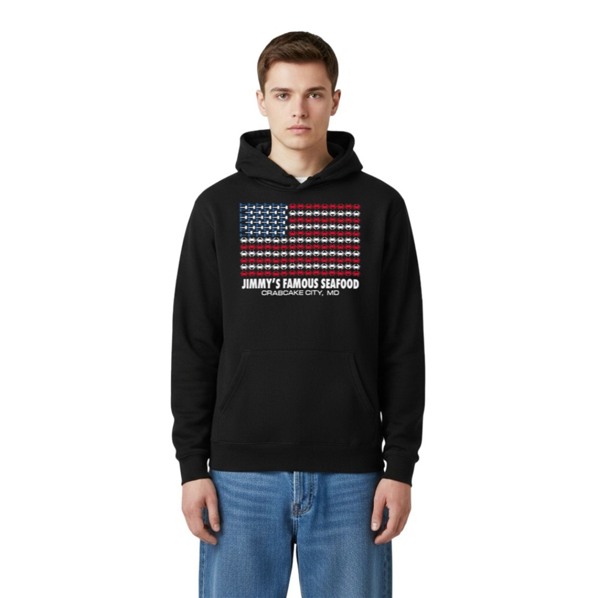 Jimmy's Famous Seafood Crab Flag Shirt 2 Jimmys Famous Seafood Crab Flag Shirt 10 5