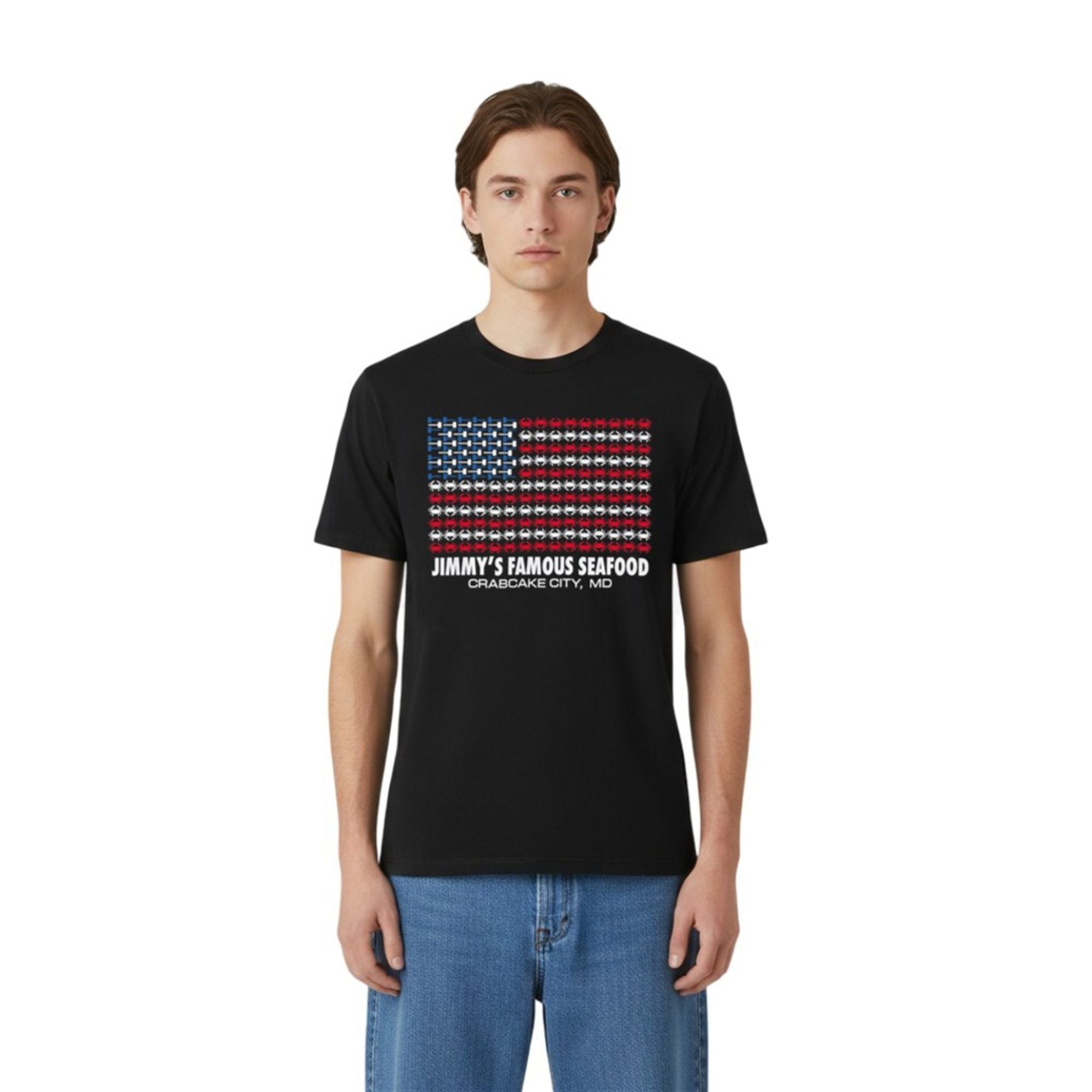 Jimmy's Famous Seafood Crab Flag Shirt 4 Jimmys Famous Seafood Crab Flag Shirt 4 2