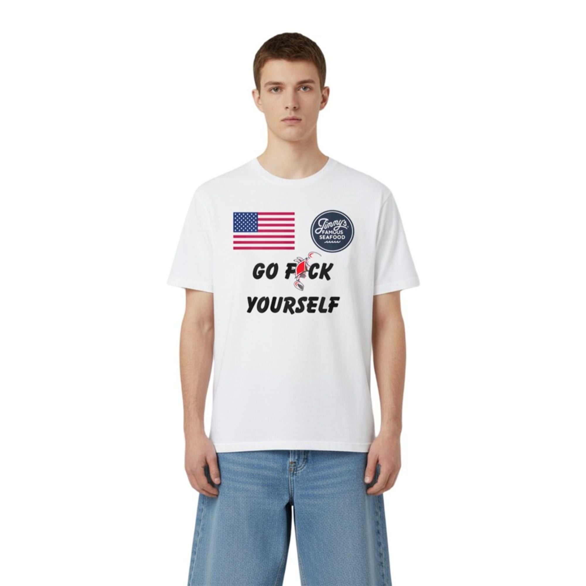 Jimmy's Famous Seafood USA Go Fuck Yourself Shirt 3 Jimmys Famous Seafood USA Go Fuck Yourself Shirt 1 0 3