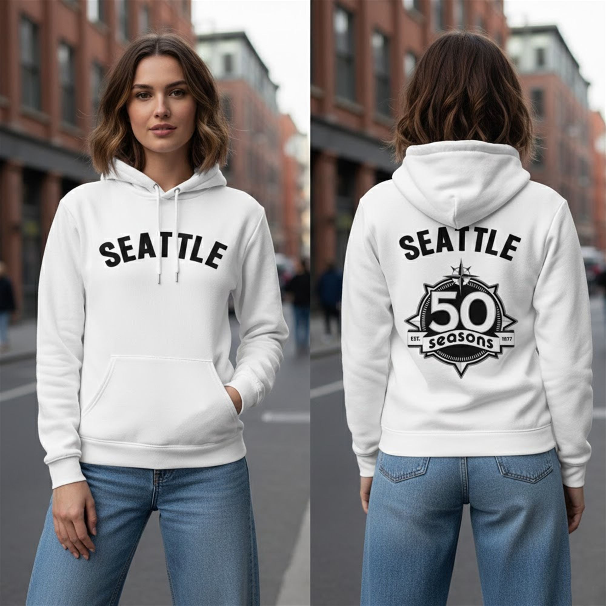 Seattle Steelheads 50th Season 1977 2026 Hoodie Seattle Steelheads 50th Season 1977 2026 Hoodie