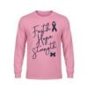 Michigan Basketball Faith Hope Strength Shirt 1