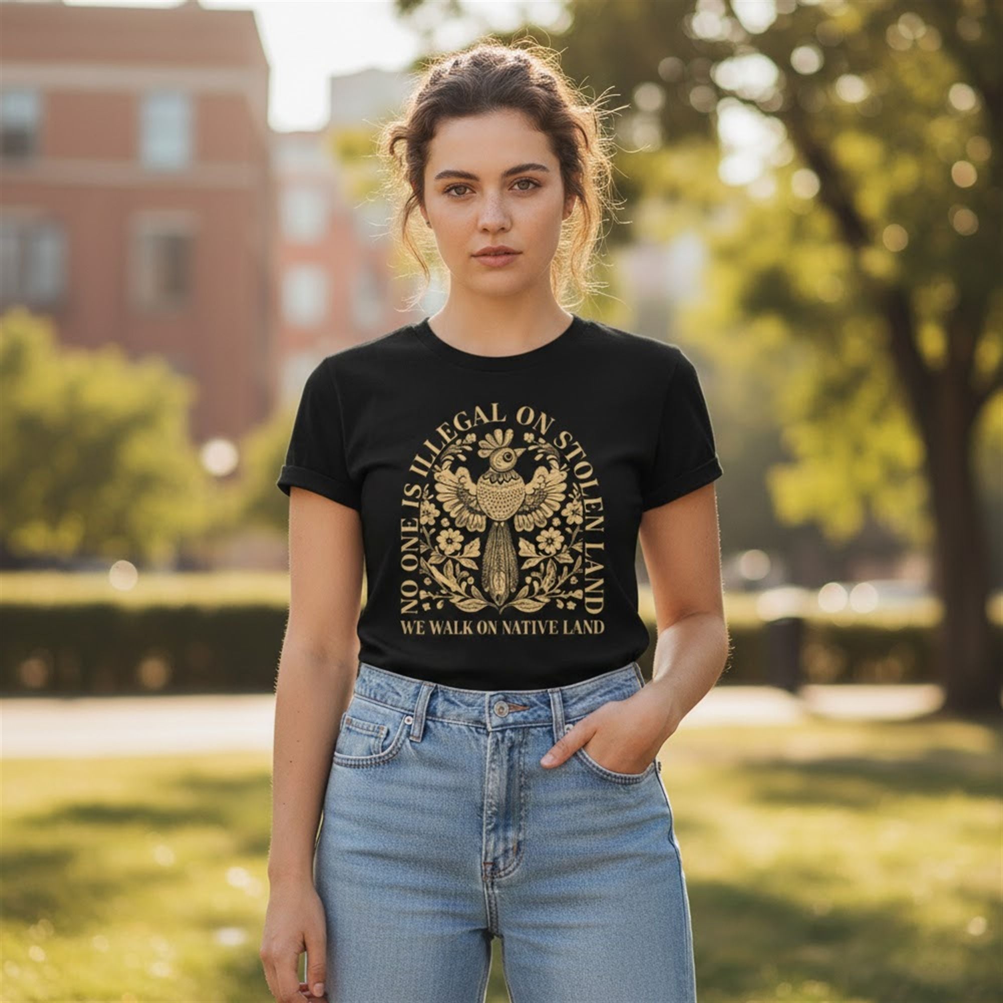 No One Is Illegal On Stolen Land Shirt 10 6 No One Is Illegal On Stolen Land Shirt 10 6