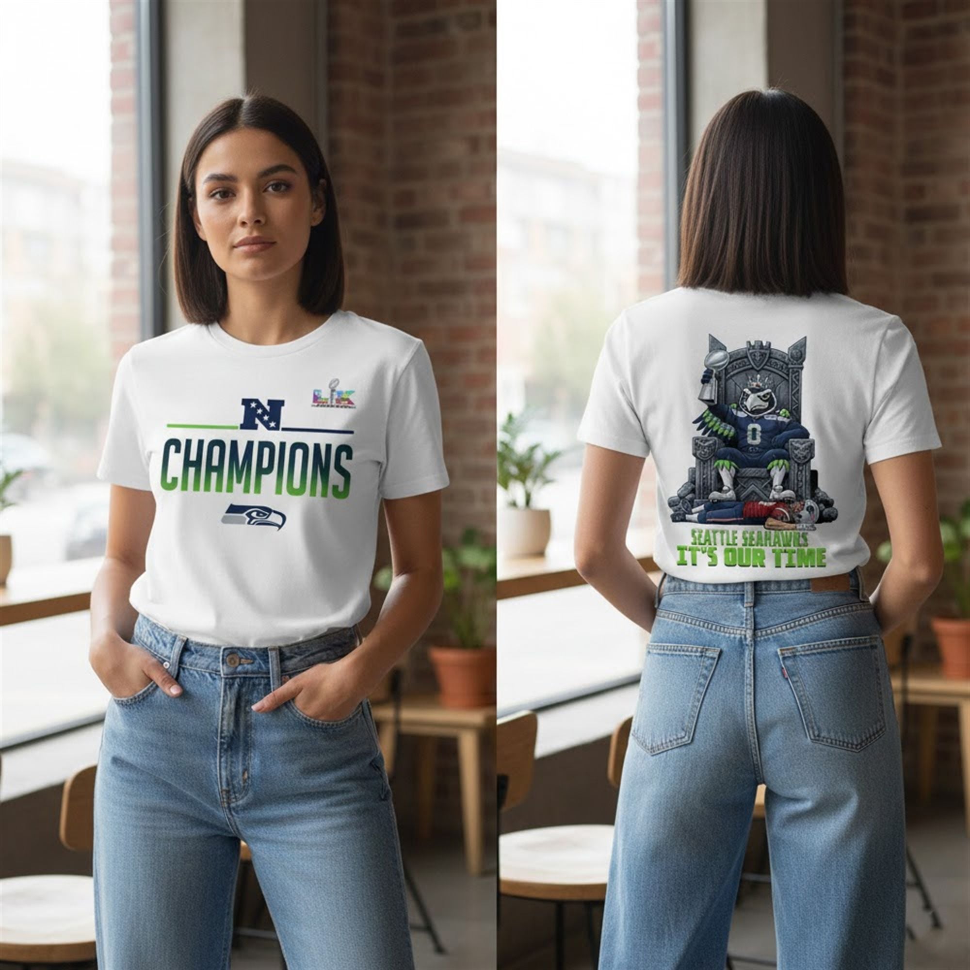 Seahawks 2026 SB Champions It's Our Time Shirt Seahawks 2026 SB Champions It's Our Time Shirt