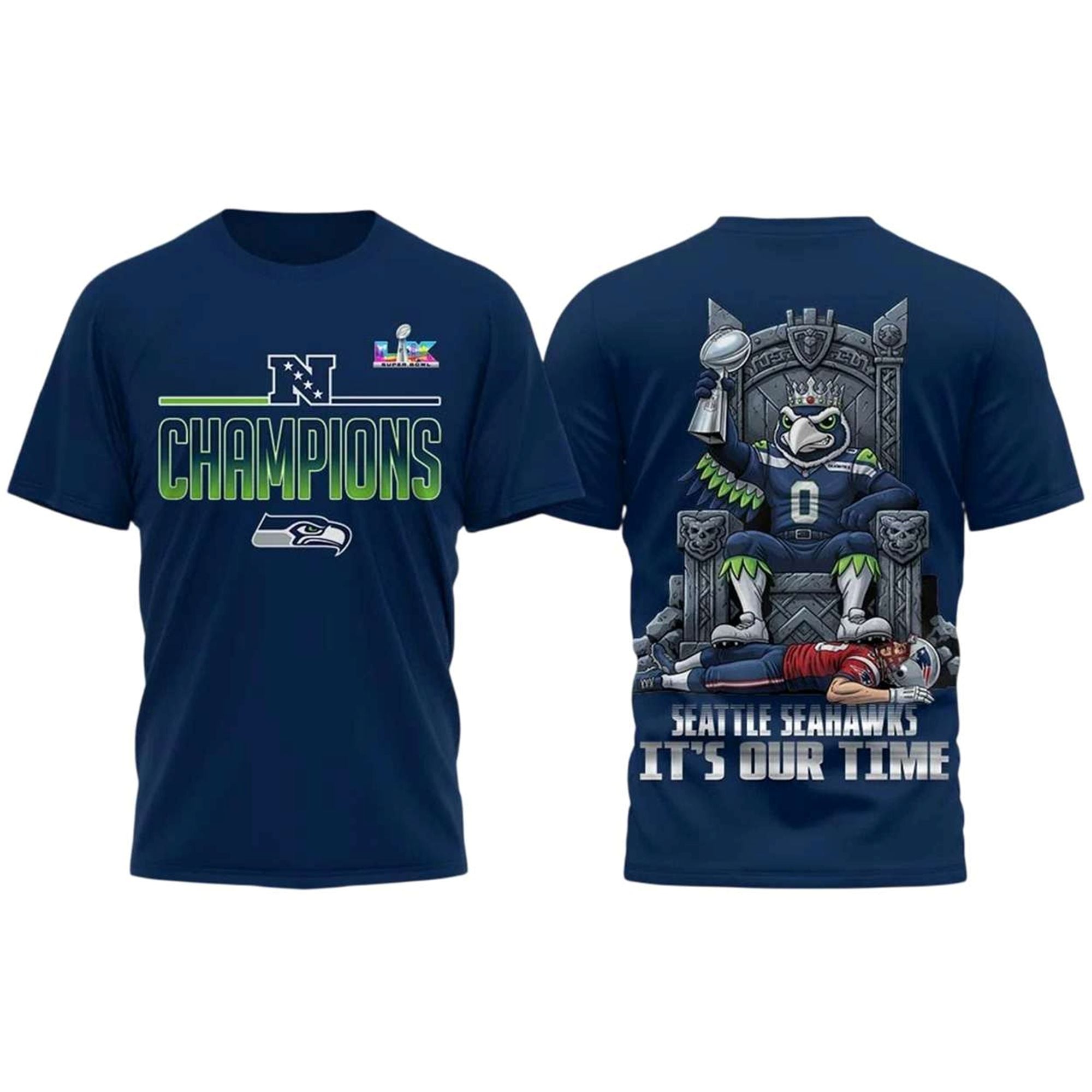 Seahawks 2026 SB Champions It's Our Time Shirt 4 Seahawks 2026 SB Champions Its Our Time Shirt 3