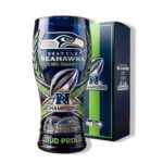 Seattle Seahawks 2025 NFC Champions Loud Proud Pilsner Glass