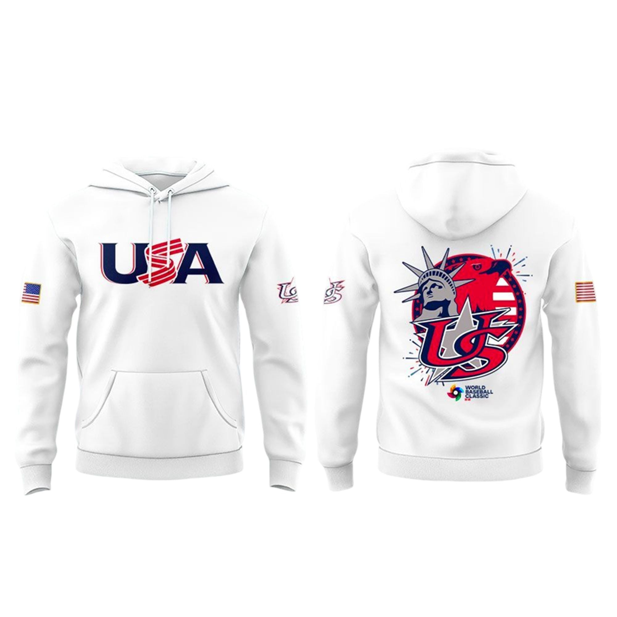 Team USA 2026 World Baseball Classic Hoodie 1 Team USA 2026 World Baseball Classic Hoodie 1
