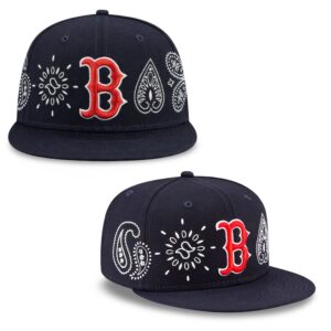 Stefon Diggs Paisley Boston Red Sox Hat 0