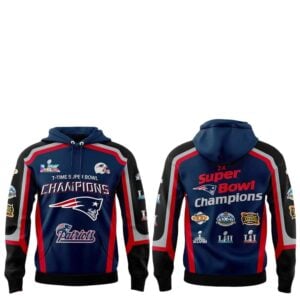 8 2026 NE Patriots 7x Super Bowl LX Champions Hoodie