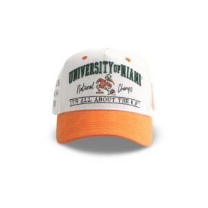 EJ Holland University Of Miami National Champs Its All About The Hurricanes Hat 1