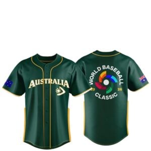 Australia Team 2026 World Baseball Classic Jersey 1