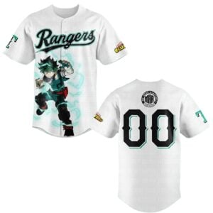 0 2026 Rangers My Hero Academia Jersey Giveaway