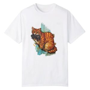 Iran Map Orange Tabby Cat Shirt 1 0