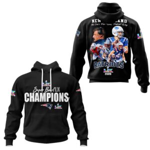 2026 Patriots Super Bowl LX Champions Hoodie 0