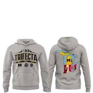 1 Hoosiers Wolverines Buckeyes 2026 The Championship Trifecta Hoodie