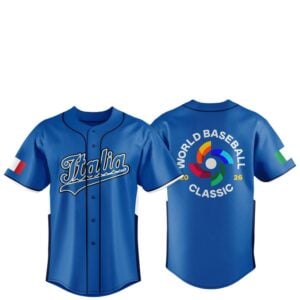 Italy Team 2026 World Baseball Classic Jersey 1