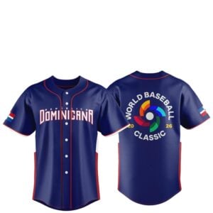 Dominican Rebublic Team 2026 World Baseball Classic Jersey 1