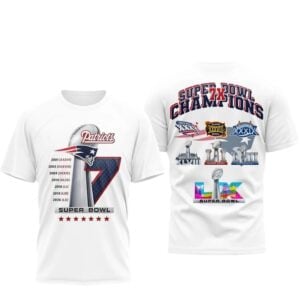 2026 Patriots Super Bowl 7x Super Bowl Champions Shirt 1