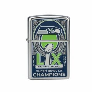 Seattle Seahawks Super Bowl LX Champions 2026 Zippo Lighter 0