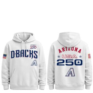 1 2026 D Backs Celebration USA 250 Anniversary Hoodie
