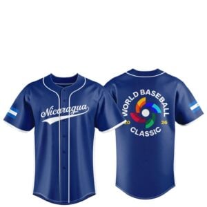 Nicaragua Team 2026 World Baseball Classic Jersey 1