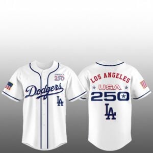 1 2026 LA Dodgers Celebration United States of America 250 Anniversary Jersey Hat