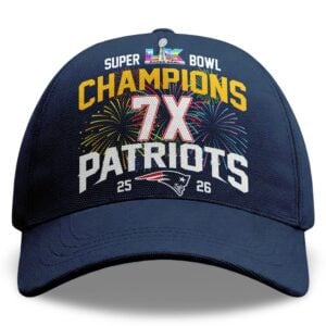 2026 Patriots Super Bowl Champions 7x Hat 1