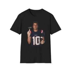 Drake Maye Middle Finger Shirt 2 0