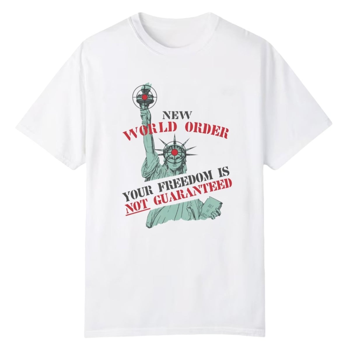 New World Order Your Freedom Is Not Guaranteed Shirt 1 0 New World Order Your Freedom Is Not Guaranteed Shirt 1