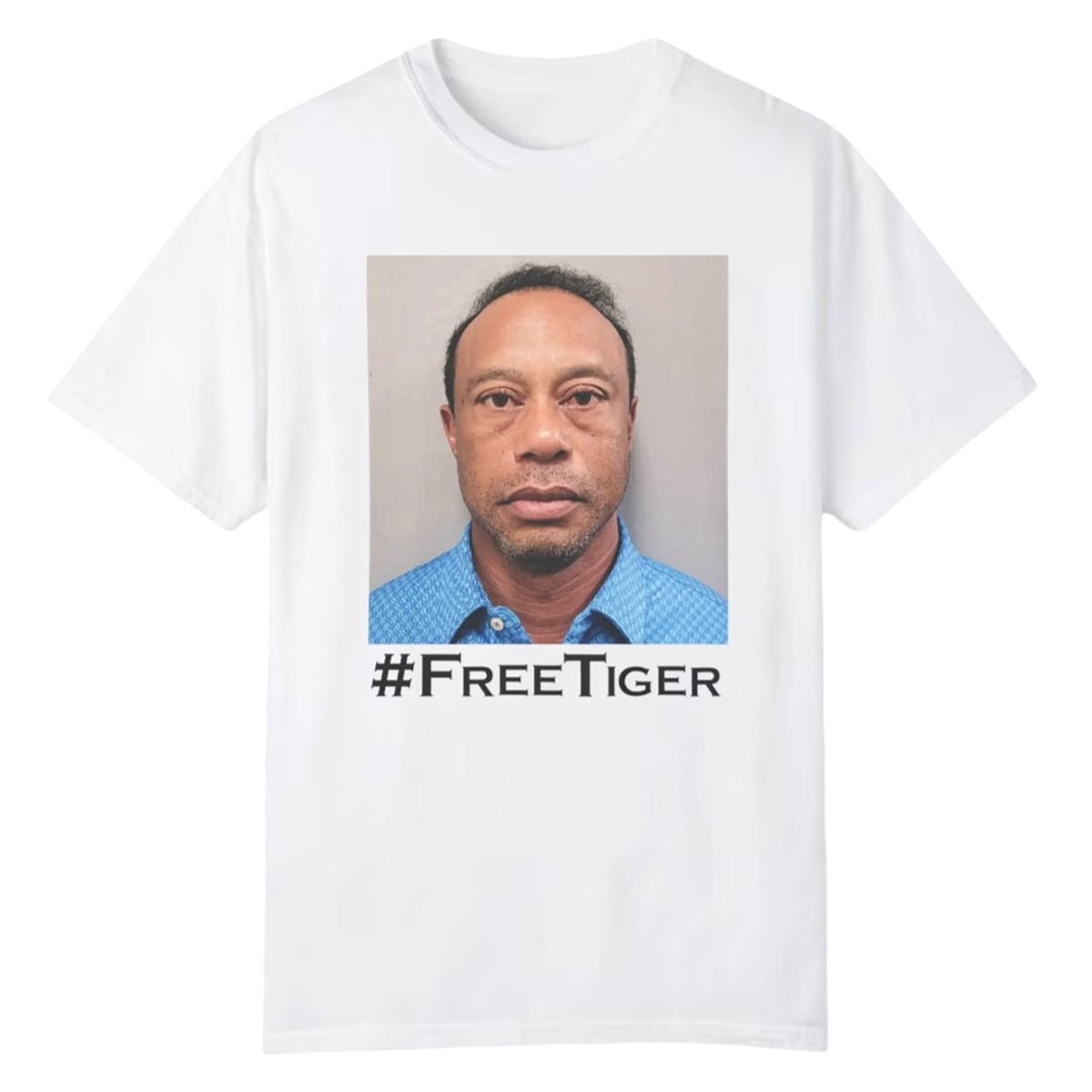 Tiger Woods Free Tiger Mug Shot Shirt 1 0 Tiger Woods Free Tiger Mug Shot Shirt 1