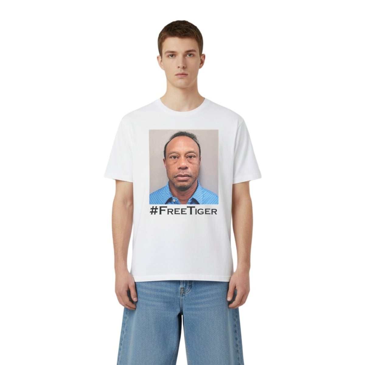 Tiger Woods Free Tiger Mug Shot Shirt 3 0 Tiger Woods Free Tiger Mug Shot Shirt 3