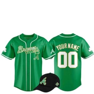 Braves 2026 St Patrick Day Jersey Hat 1