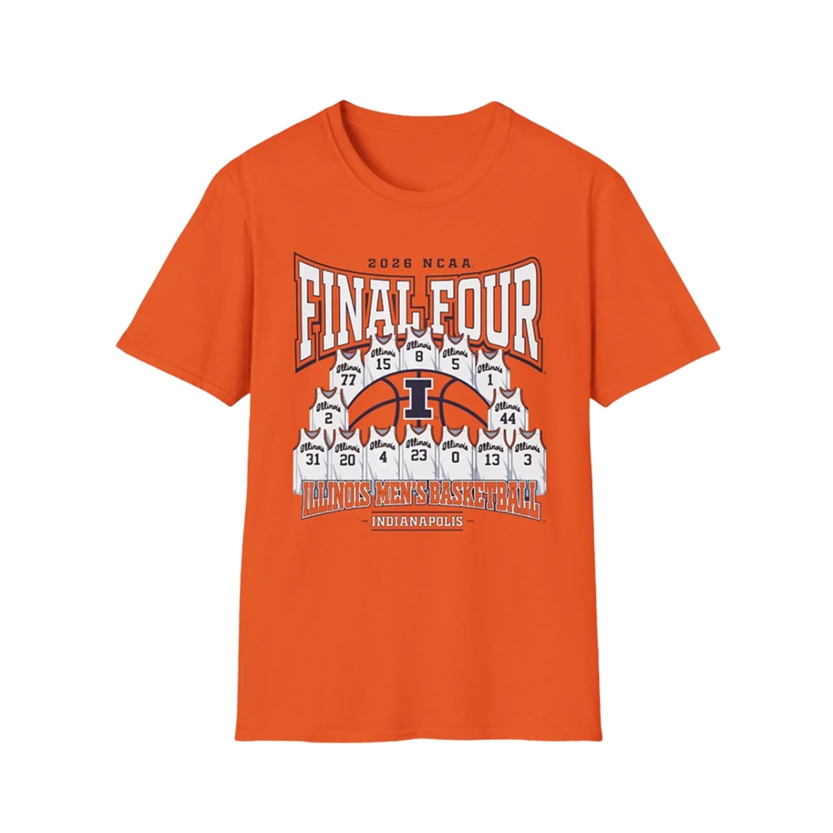 2026 Illinois Fighting Illini Men's Basketball Final Four Shirt 1 1 2026 Illinois Fighting Illini Mens Basketball Final Four Shirt