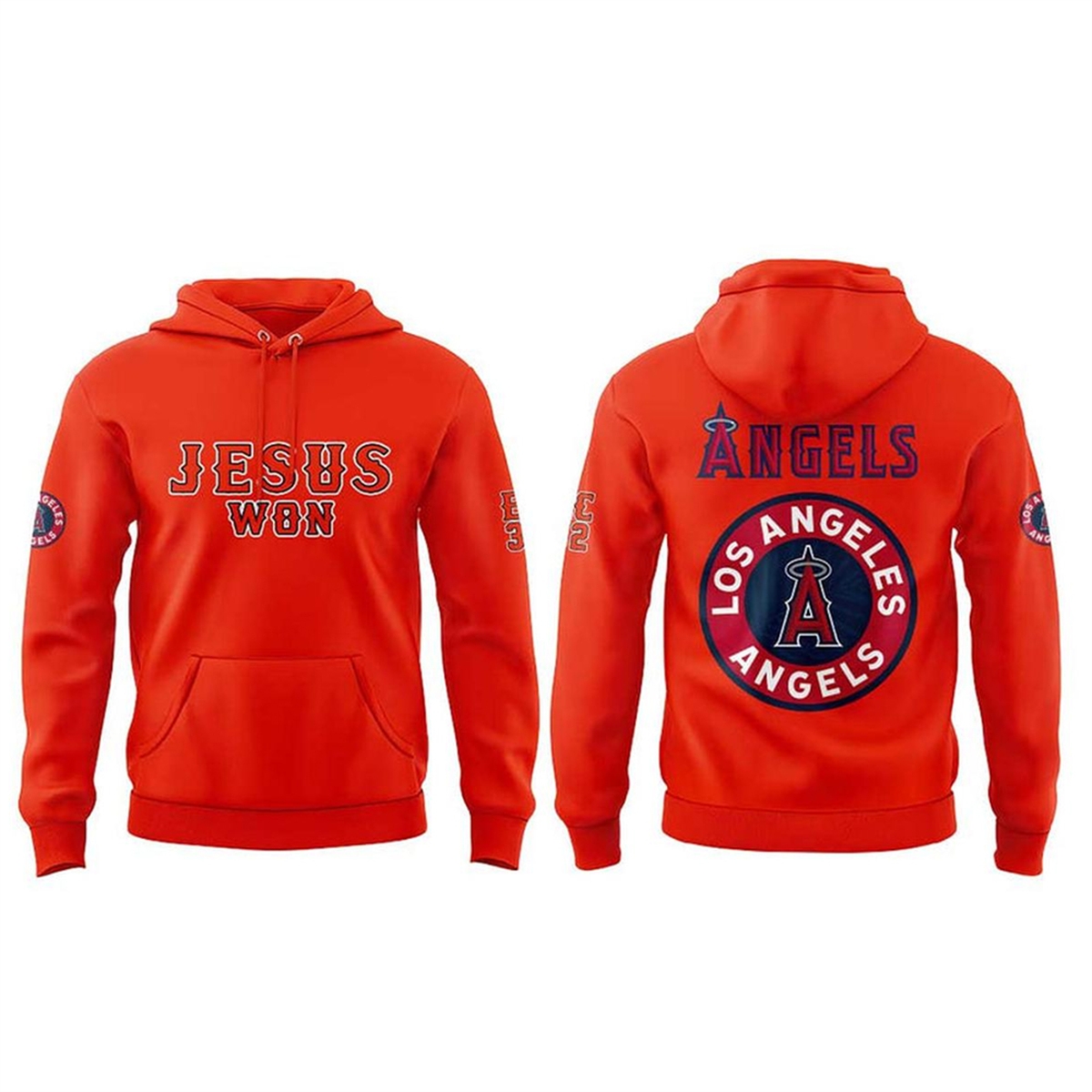 2026 Los Angeles Angels Jesus Won Hoodie 1 1 2026 Los Angeles Angels Jesus Won Hoodie