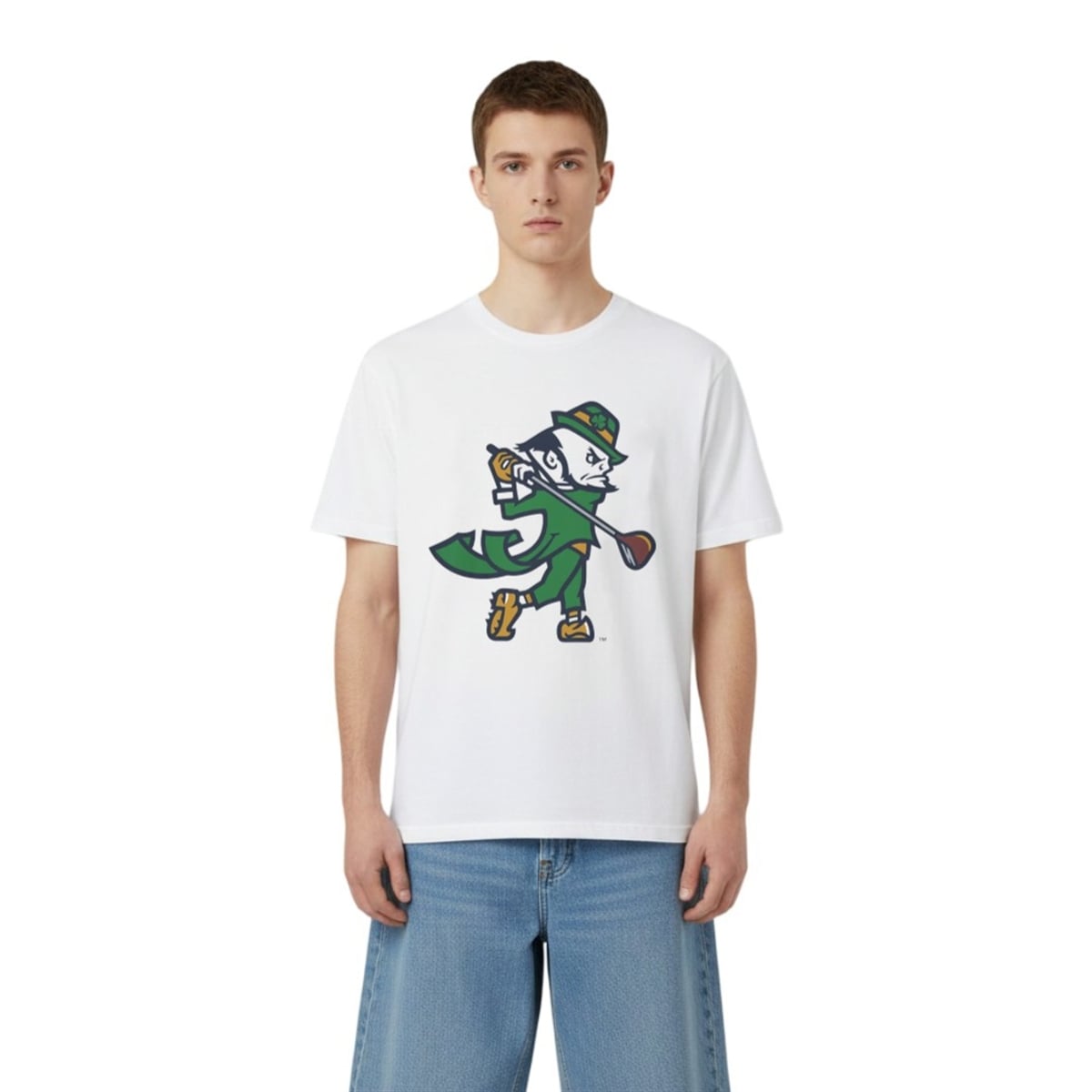 2026 Notre Dame Golf Leprechaun Shirt 3 1 2026 Notre Dame Golf Leprechaun Shirt 3