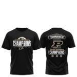2026 Purdue Boilermakers 3 Time BIG Ten Men's Basketball Tournament Champions Shirt