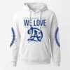 1 2026 We Love Los Angeles Dodger Waffle Hoodie