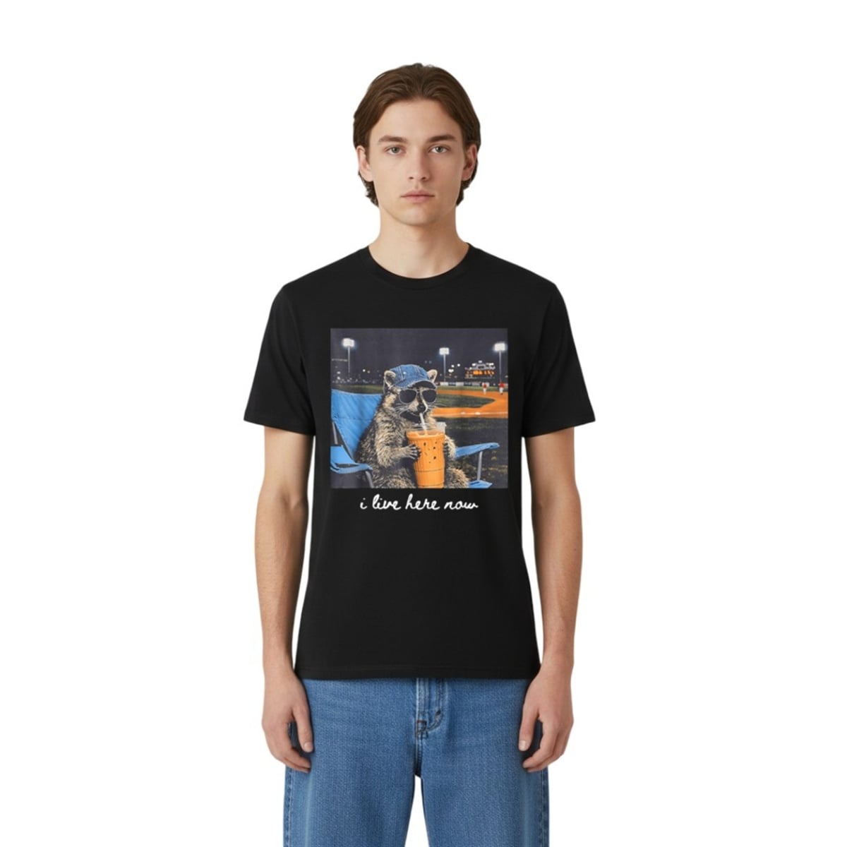 I Live Here Now Raccoon Shirt 3 1 I Live Here Now Raccoon Shirt 2 0 3